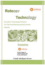 ROTOCAV Broschüre: Extraktionen aus Naturerzeugnisse durch hydrodynamische Kavitation