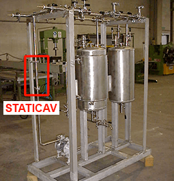 STATICAV static hydrodynamic cavitator - inline installation