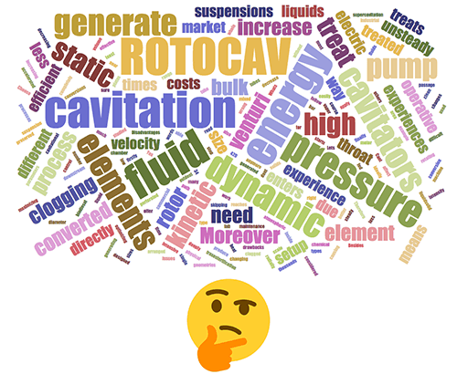 ROTOCAV compared to other commercial hydrodynamic cavitators